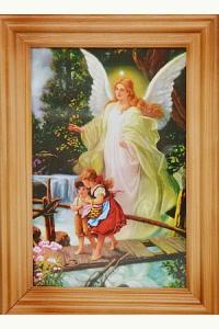 Obrazek w ramce Anioł Stróż kładka
