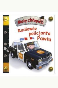 Radiowóz policjanta Pawła. Mały chłopiec