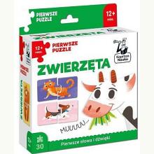 Kapitan Nauka. Zwierzęta. Pierwsze puzzle (12 mies.+), 5904905917621