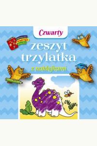 Czwarty zeszyt trzylatka z naklejkami. Biblioteczka mądrego dziecka