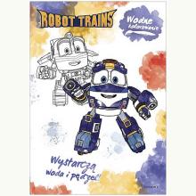 Robot Trains. Wodne kolorowanie, 9788328139923