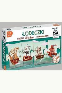 Puzzle. Układam i opowiadam. Łódeczki (2-3 lata)