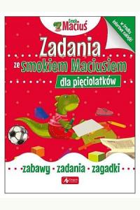 Zadania ze smokiem Maciusiem dla pięciolatków