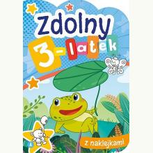 Zdolny 3-latek z naklejkami, 9788382072310