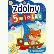 Zdolny 5-latek z naklejkami, 9788382072334