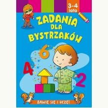 Zadania dla bystrzaków 3-4 lata, 9788382629262