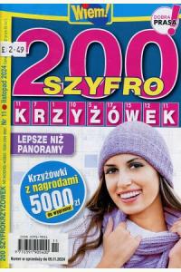 200 szyfrokrzyżówek